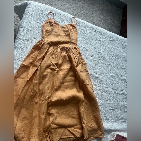 Aritzia Orange Maxi Dress - Picture 8 of 11